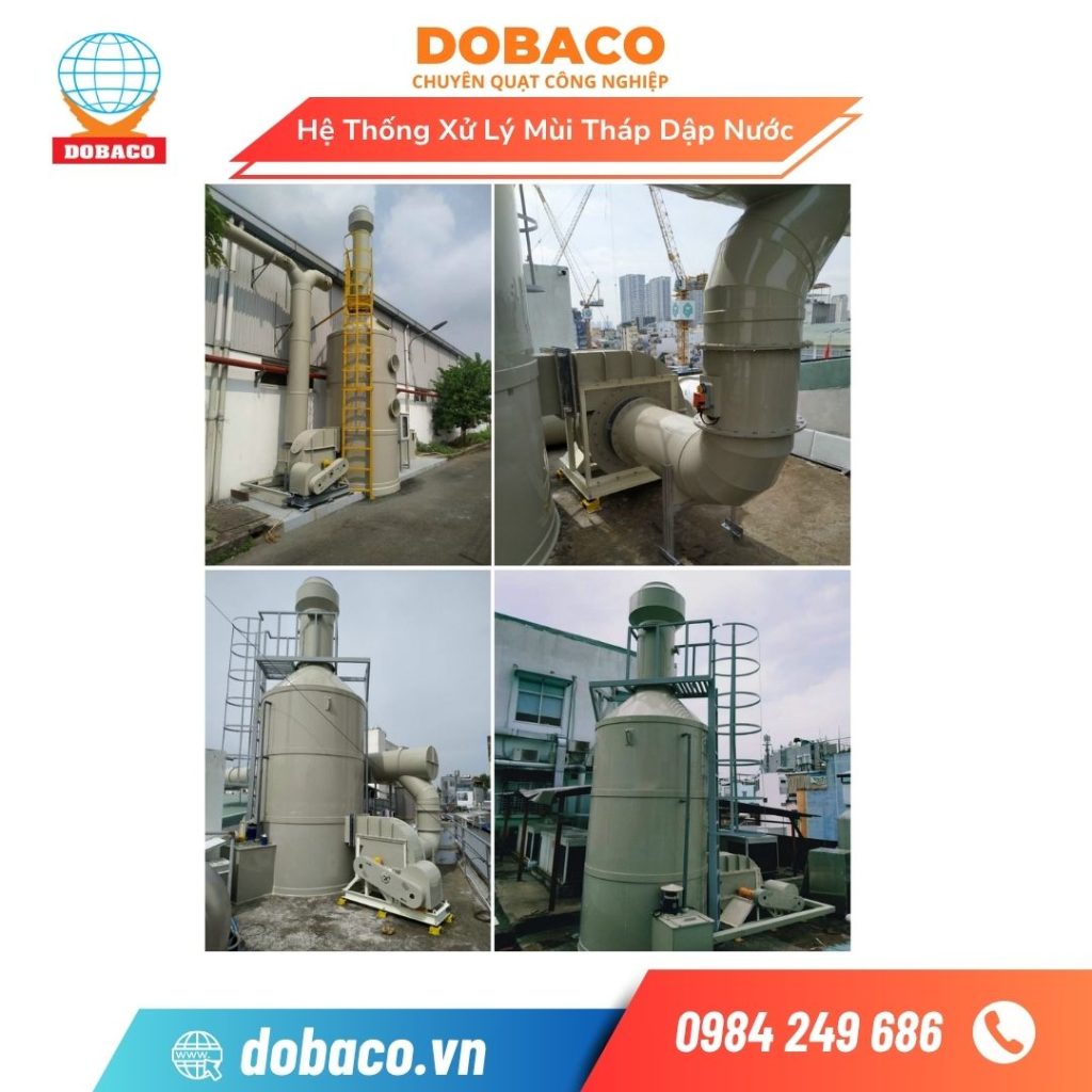 Hệ Thống Xử Lý Mùi Tháp Dập Nước