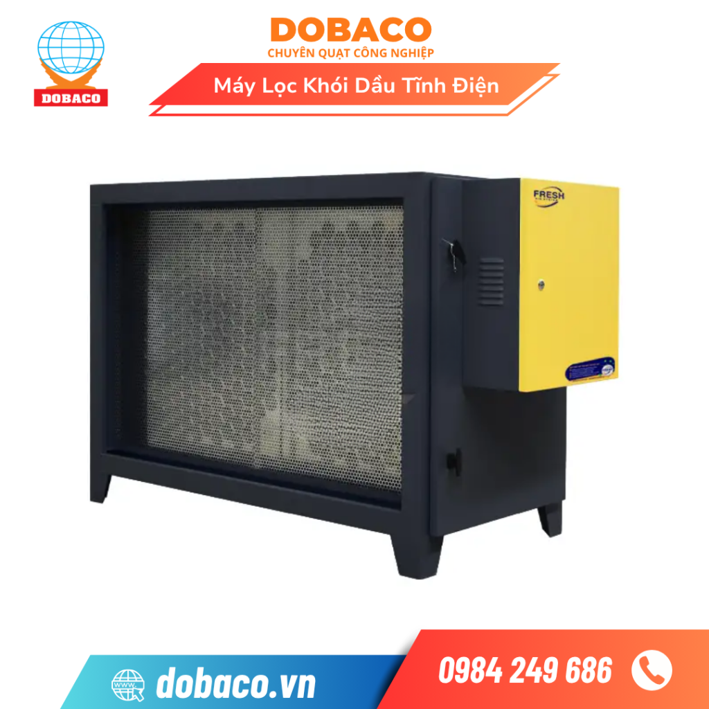 Máy Lọc Khói Dầu Tĩnh Điện