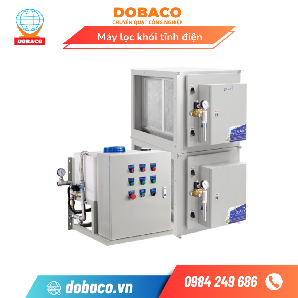 Máy Lọc Khói Tĩnh Điện