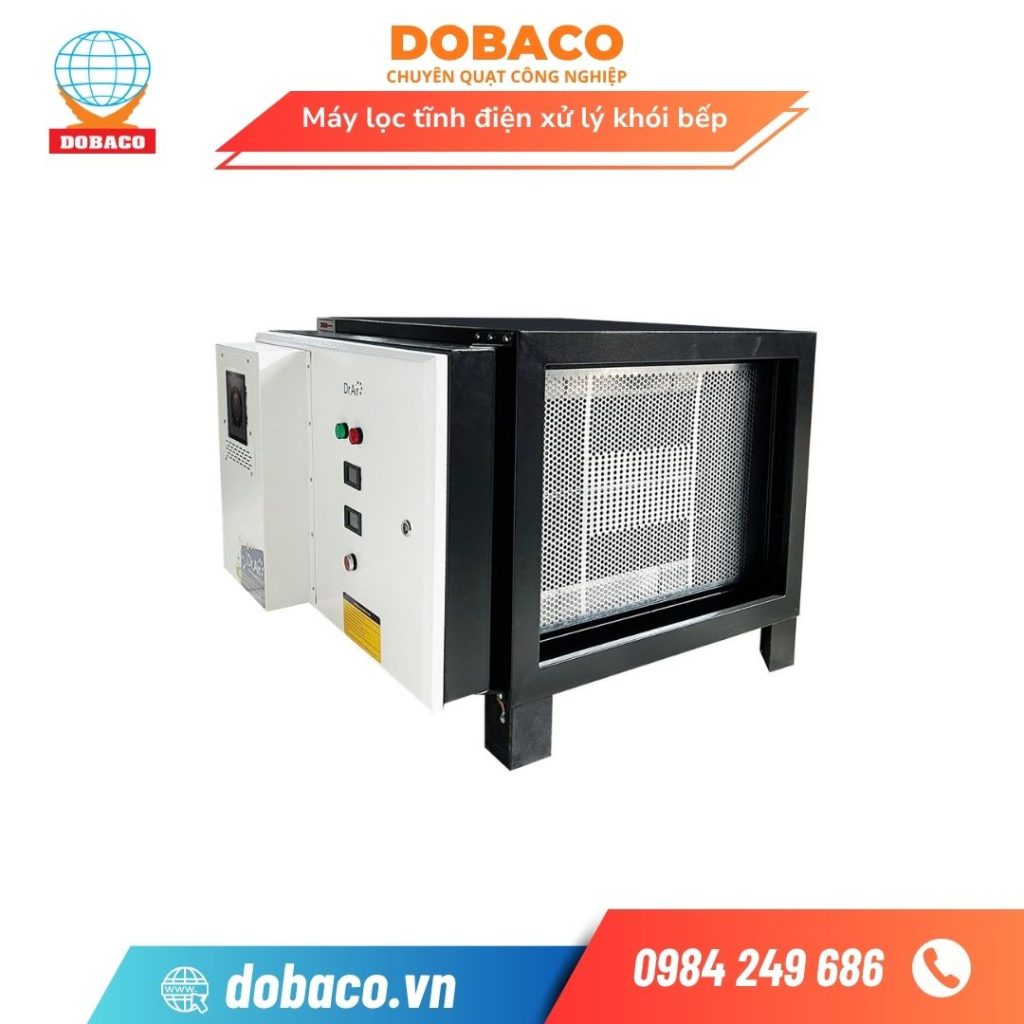 Máy Lọc Tĩnh Điện Xử Lý Khói Bếp