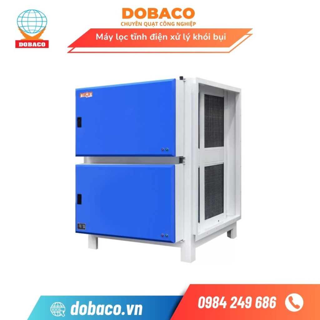 máy lọc tĩnh điện xử lý khói bụi