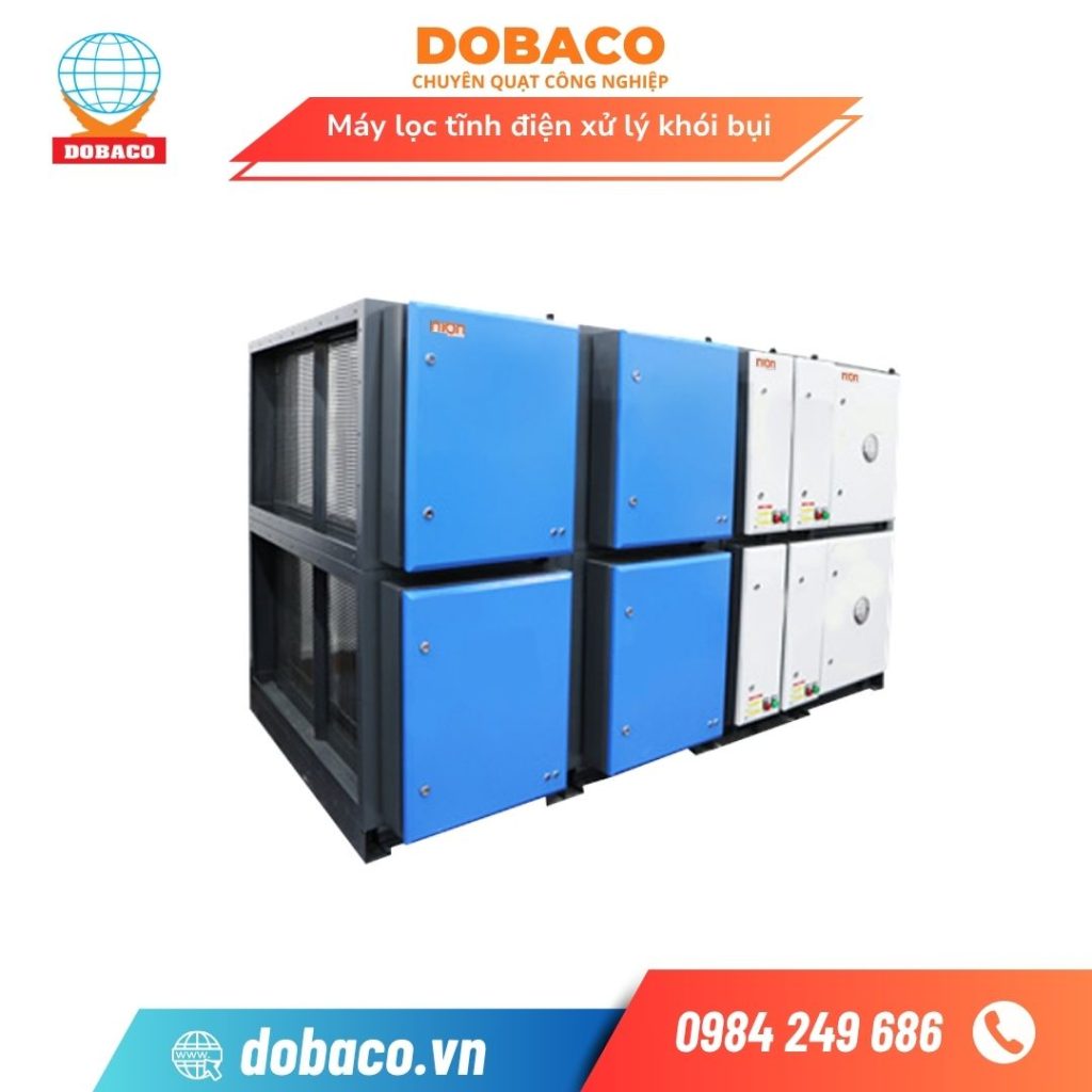 Máy Lọc Tĩnh Điện Xử Lý Khói Bụi Công Nghiệp