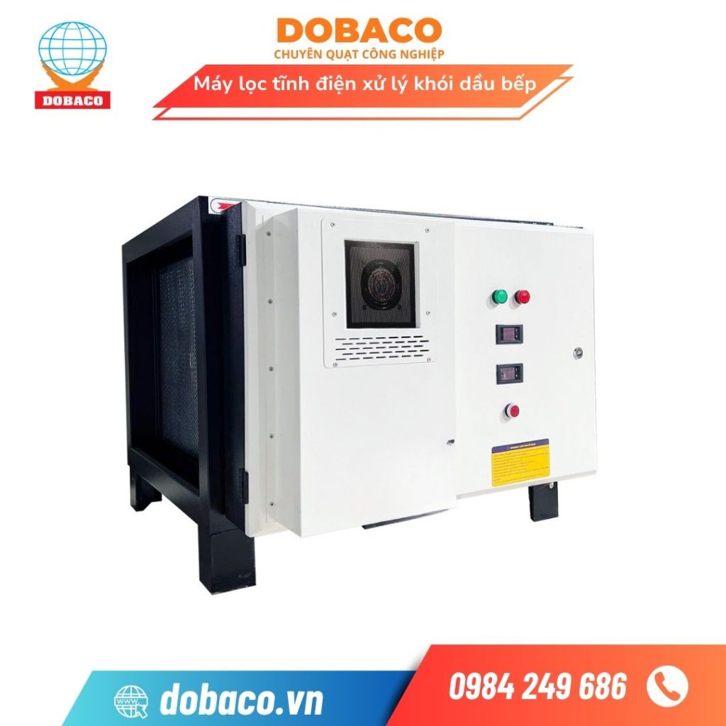 Máy Lọc Tĩnh Điện Xử Lý Khói Dầu Bếp