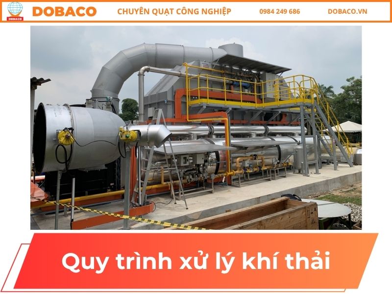 Quy trình xử lý khí thải: Hướng dẫn chi tiết quy trình xử lý khí thải
