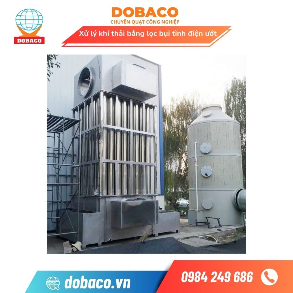Lọc Bụi Tĩnh Điện Ướt: Báo Giá & Phân Loại Cấu Tạo Xử Lý Khí Thải Bằng Lọc Bụi Tĩnh Điện Ướt