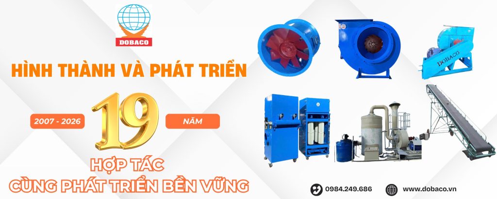 Quạt Công Nghiệp HCM Uy Tín, Giá Tốt Tại DOBACO gioi thieu dobaco 1024x410 1