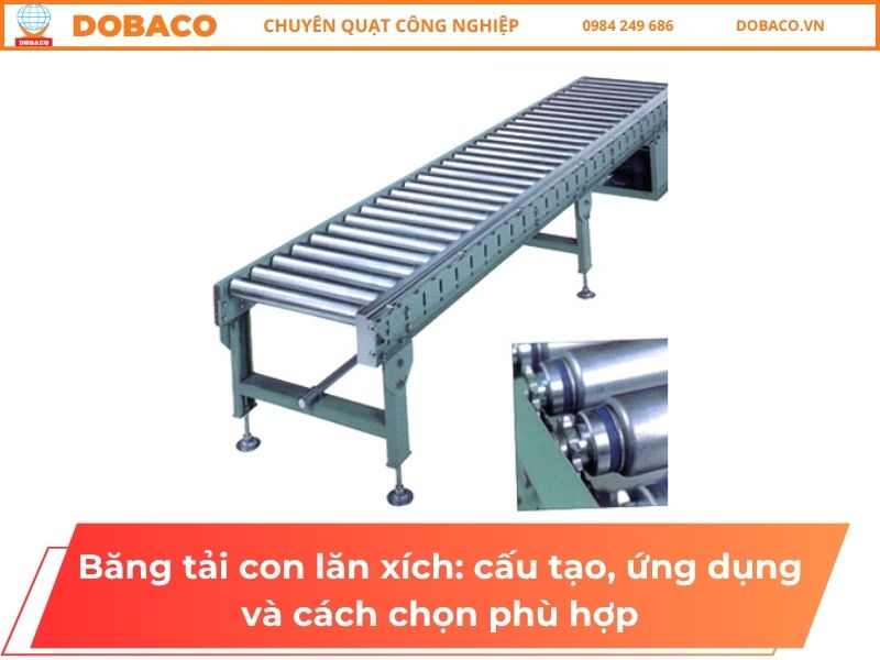 Băng tải con lăn xích