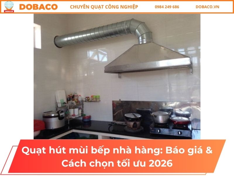 Quạt hút mùi bếp nhà hàng