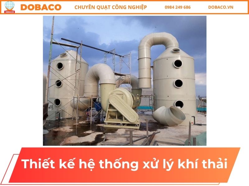 Thiết kế hệ thống xử lý khí thải