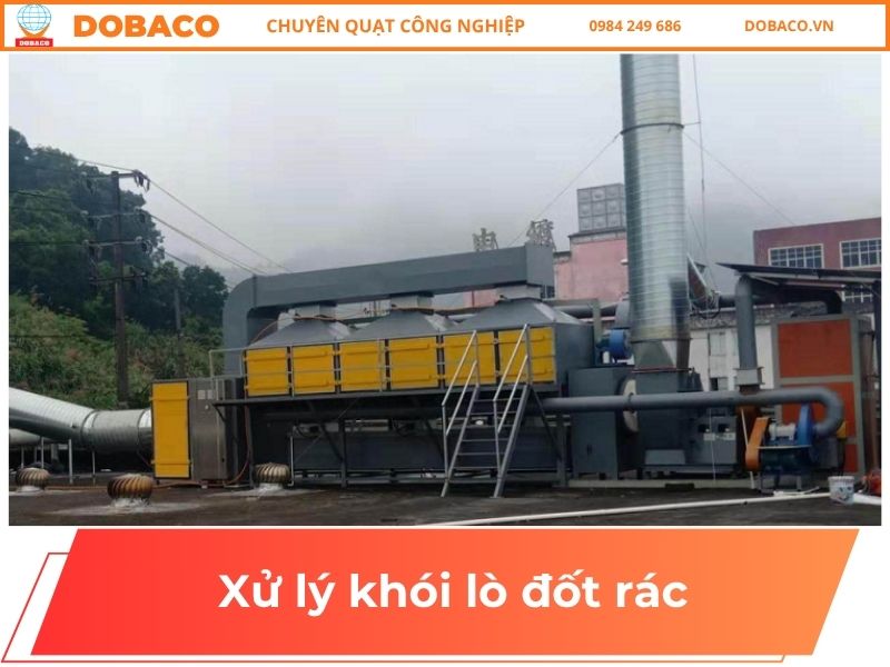 Xử lý khói lò đốt rác