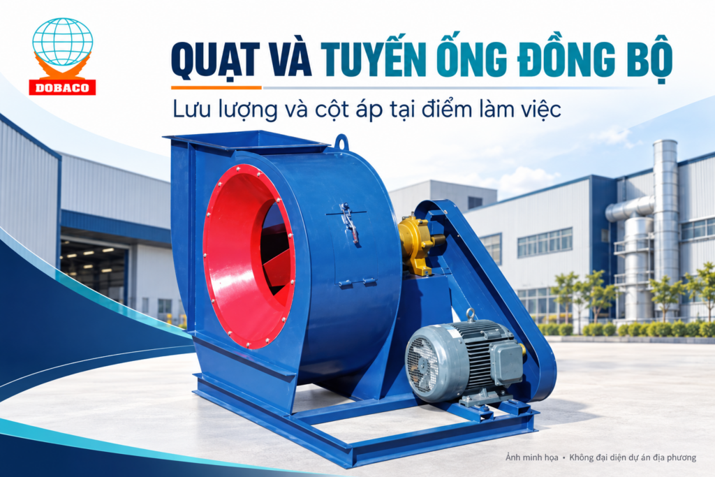Hệ thống xử lý môi trường Bắc Ninh Quạt và tuyến ống đồng bộ