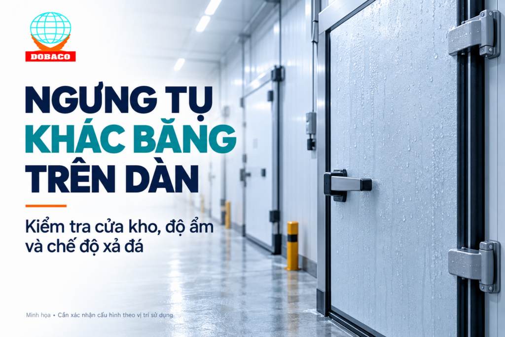 Quạt công nghiệp cho kho lạnh Ngưng tụ khác băng trên dàn