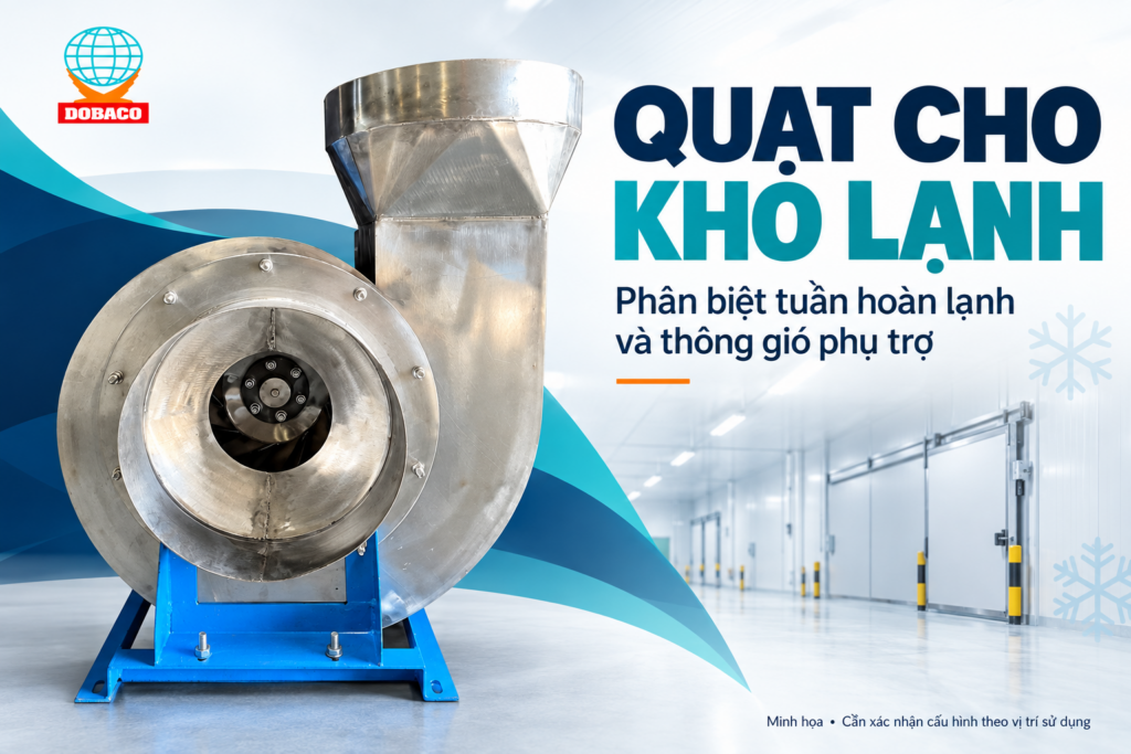 Quạt công nghiệp cho kho lạnh